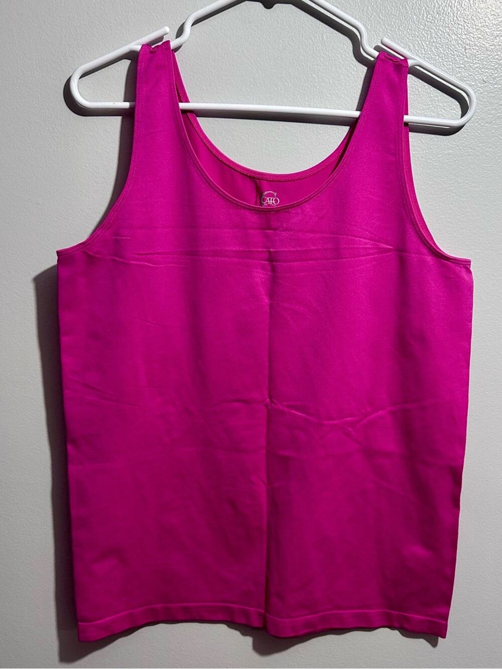 Cato Fuchsia Scoop Neck Tank Top Size 18/20W (1115)